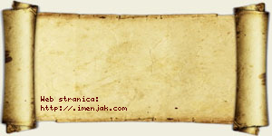 Andjelina Čaluković vizit kartica